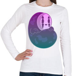 printfashion No-Face Spirit - Női hosszú ujjú póló - Fehér (13479690)