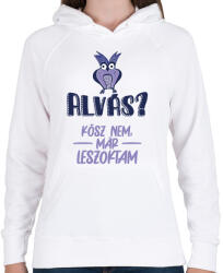 printfashion Kösz nem, már leszoktam - Női kapucnis pulóver - Fehér (7542562)