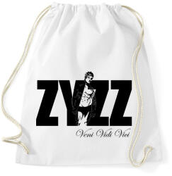 printfashion Zyzz - Veni Vidi Vici - Fekete - Sportzsák, Tornazsák - Fehér (1580966)