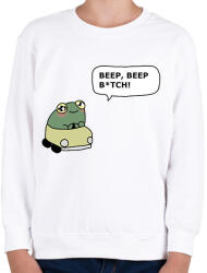 printfashion Béka - Gyerek pulóver - Fehér (15538929)