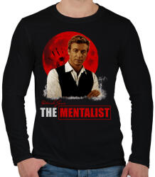 printfashion THE MENTALIST-Patrick Jane - Férfi hosszú ujjú póló - Fekete (2991576)