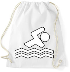 printfashion Swimmer - Sportzsák, Tornazsák - Fehér (2290685)