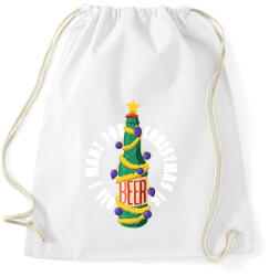 printfashion Sör karácsonyfa - Sportzsák, Tornazsák - Fehér (5569589)