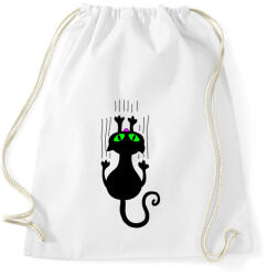 printfashion Cicmic, aki hazavár - Sportzsák, Tornazsák - Fehér (421259)
