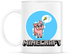 printfashion Minecraft - Bögre - Fehér (790428)