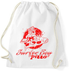 printfashion Surfer Boy Pizza - Sportzsák, Tornazsák - Fehér (7293187)