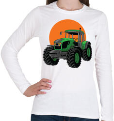 printfashion Traktor - Női hosszú ujjú póló - Fehér (13236705)