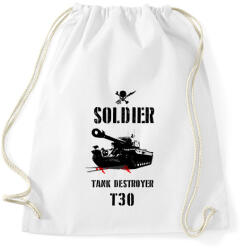 printfashion SOLDIER-T30 - Sportzsák, Tornazsák - Fehér (1922815)