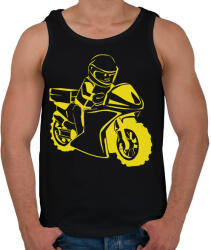 printfashion lego sárga - Férfi atléta - Fekete (2911420)