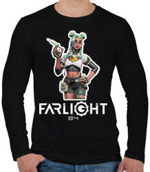 printfashion Farlight84 - Ceanna - Férfi hosszú ujjú póló - Fekete (16024860)