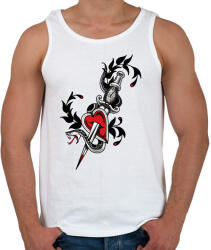 printfashion SNAKE - Férfi atléta - Fehér (1943324)