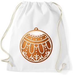 printfashion Mézeskalács gömb - Sportzsák, Tornazsák - Fehér (11222397)