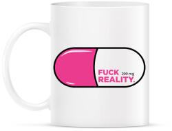 printfashion Fuck Reality - Bögre - Fehér (1805435)
