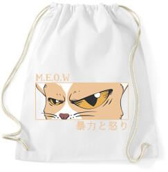 printfashion Anime cica - Sportzsák, Tornazsák - Fehér (8463417)