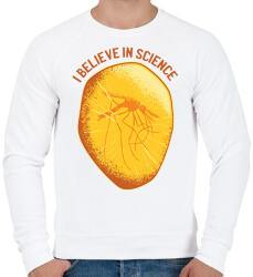 printfashion Szúnyog gyantában - Férfi pulóver - Fehér (6249190)