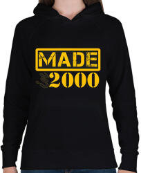 printfashion 2000 - Női kapucnis pulóver - Fekete (12823852)