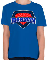 printfashion IRONMAN - Gyerek póló - Királykék (9537212)