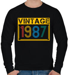 printfashion 1987 - Férfi pulóver - Fekete (13132844)