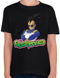 printfashion Vegeta a herceg - Gyerek póló - Fekete (1107845)