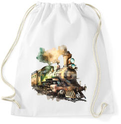 printfashion vonat - Sportzsák, Tornazsák - Fehér (16155039)