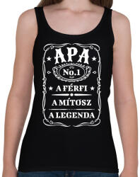 printfashion Apa - fehér - Női atléta - Fekete (13599564)