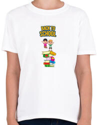 printfashion Back to school - Gyerek póló - Fehér (14095409)