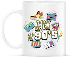 printfashion Back to the 90's - Bögre - Fehér (14152543)