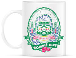 printfashion Hipszter zombi - Bögre - Fehér (787374)