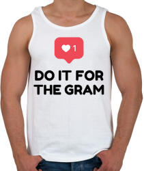 printfashion Do it for! - Férfi atléta - Fehér (2116367)