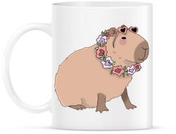 printfashion Nyaralós capybara - Bögre - Fehér (13934070)