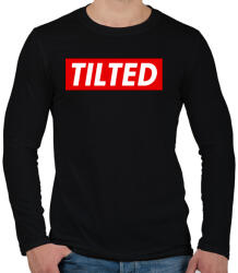 printfashion PUBG TILTED - Férfi hosszú ujjú póló - Fekete (827336)