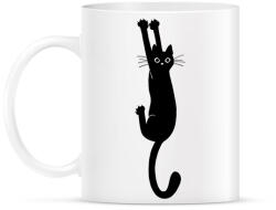 printfashion Black cat - Bögre - Fehér (2486857)