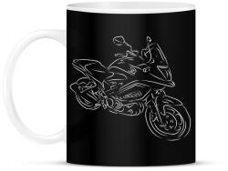 printfashion honda vfr3 - Bögre - Fekete (2908103)