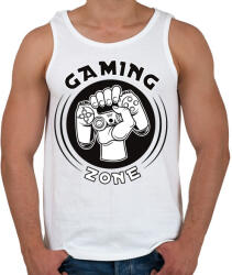 printfashion Gaming zone - Férfi atléta - Fehér (4831711)