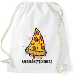 printfashion Ananászt soha! - Sportzsák, Tornazsák - Fehér (2512204)