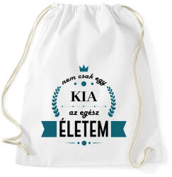printfashion Nem csak egy Kia - Sportzsák, Tornazsák - Fehér (7184912)