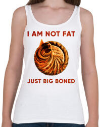 printfashion Big boned cat - Női atléta - Fehér (6311703)