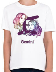 printfashion Gemini színes - Gyerek póló - Fehér (6265319)