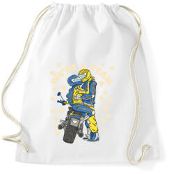 printfashion Motoros pár - Sportzsák, Tornazsák - Fehér (7527252)
