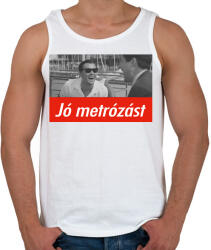 printfashion Jó metrózást - Férfi atléta - Fehér (1082237)