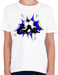 printfashion Goal - Gyerek póló - Fehér (14845117)
