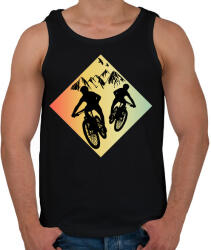 printfashion MOUNTAIN BIKE - Férfi atléta - Fekete (5013038)