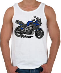 printfashion fz6kék - Férfi atléta - Fehér (2902495)