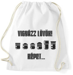 printfashion Fotós - Sportzsák, Tornazsák - Fehér (13096574)