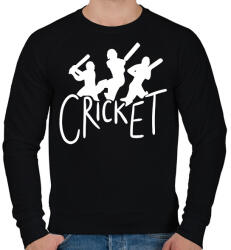 printfashion Cricket - Férfi pulóver - Fekete (15834091)
