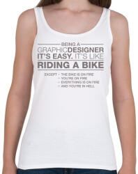 printfashion Graphic Designer - Női atléta - Fehér (458744)
