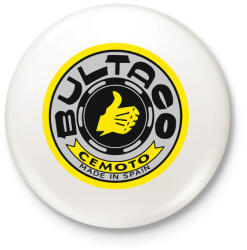 printfashion Bultaco - Kitűző, hűtőmágnes - Fehér (3083294)