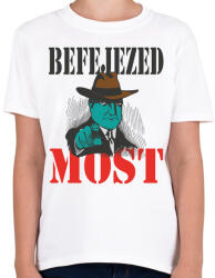 printfashion Befejezed most - Gyerek póló - Fehér (4123585)
