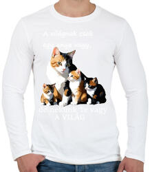 printfashion anya - Férfi hosszú ujjú póló - Fehér (16035531)
