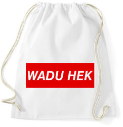 printfashion PUBG - WADU HEK - Sportzsák, Tornazsák - Fehér (847299)